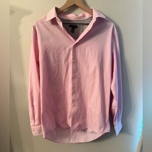 Size Medium Van Heusen Pink Men’s Button Down Shirt